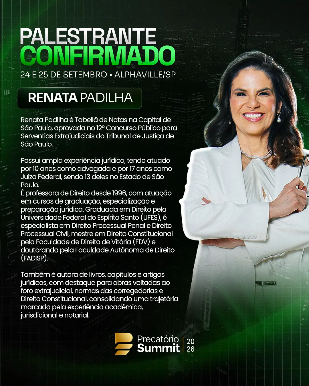 Palestrante confirmado: Renata Padilha